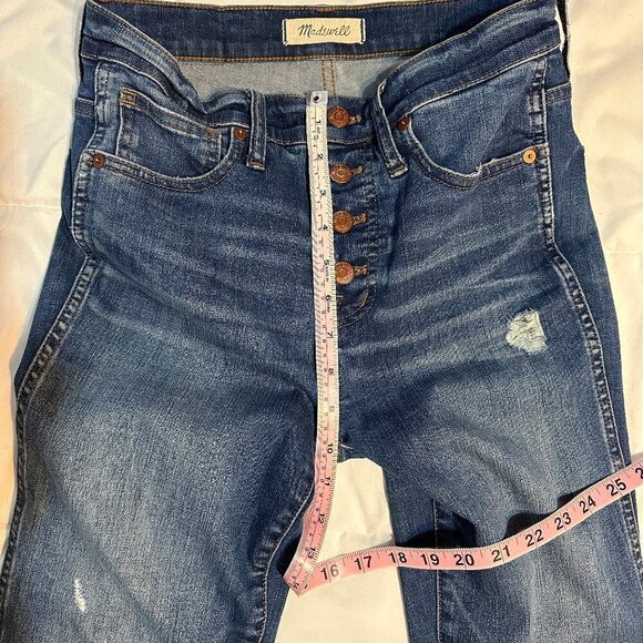 Madewell | 10 high rise skinny distressed - Picture 9 of 10
